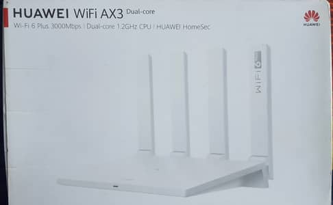 Huawei WiFi 6+ AX3 Dual Band Router Complete Box & Accessories