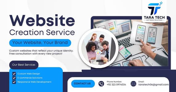 Professional Website Development , Custom Web Design , WordPress ,
