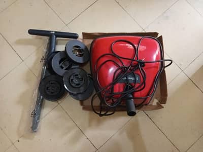 Electro lux floor polisher machine with vaccum