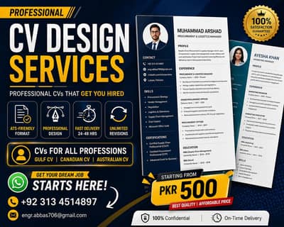 Expert CV Design Services