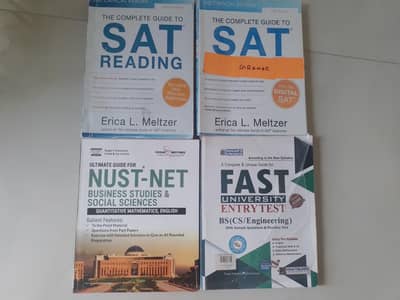 SAT, NUST,FAST, test books