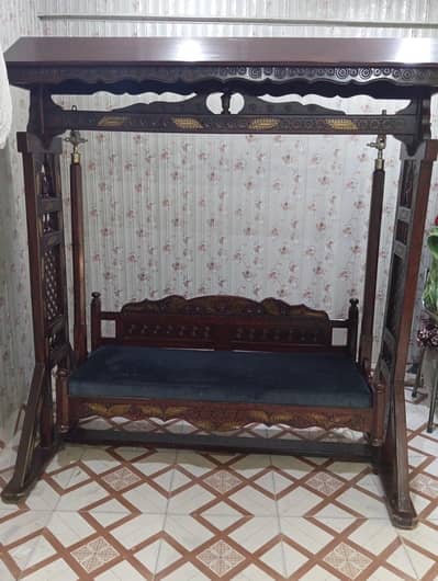 Beautiful Wooden Jhula Swing for Sale