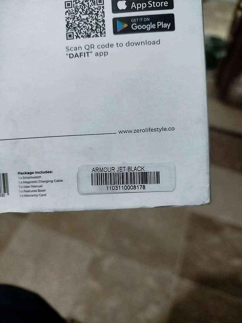 zero Armour model smart watch 8