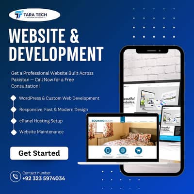 Professional Website Development , Custom Web Design , WordPress ,