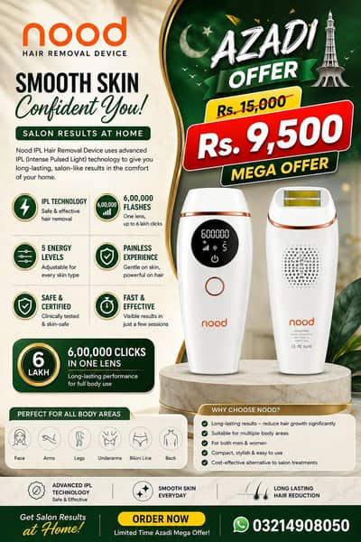 NOOD  2.0 PERMANENT HAIR REMOVAL