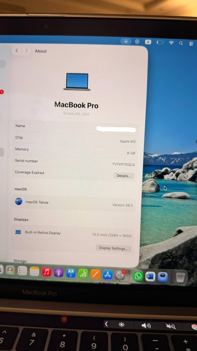Mac book Pro M2 5