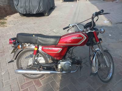 Honda CD70 Pointer Japanese, model 1989.