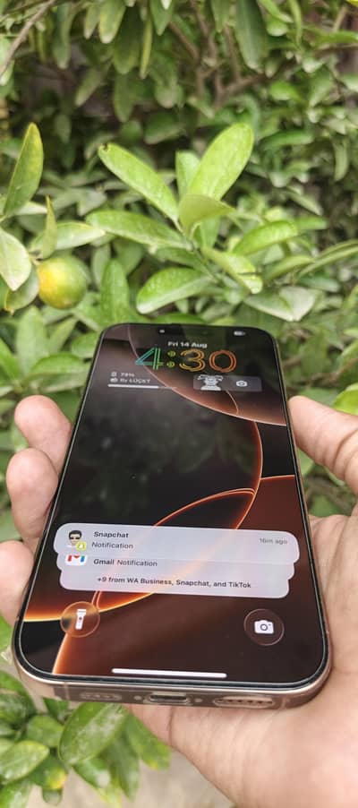 Apple iPhone 16 Pro Max jv  desert color 256 complet box