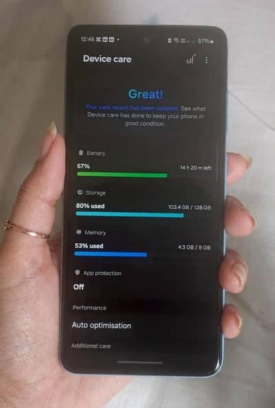 Samsung Galaxy A72 (8GB / 128GB) – 9/10 Condition – PTA Approved