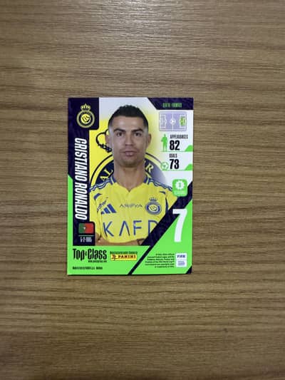 Cristiano Ronaldo Al-Nassr FC trading card