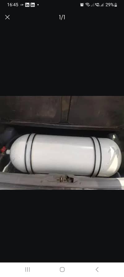 Suzuki Cultus CNG cylinder 55kg original fitting with LPG kit