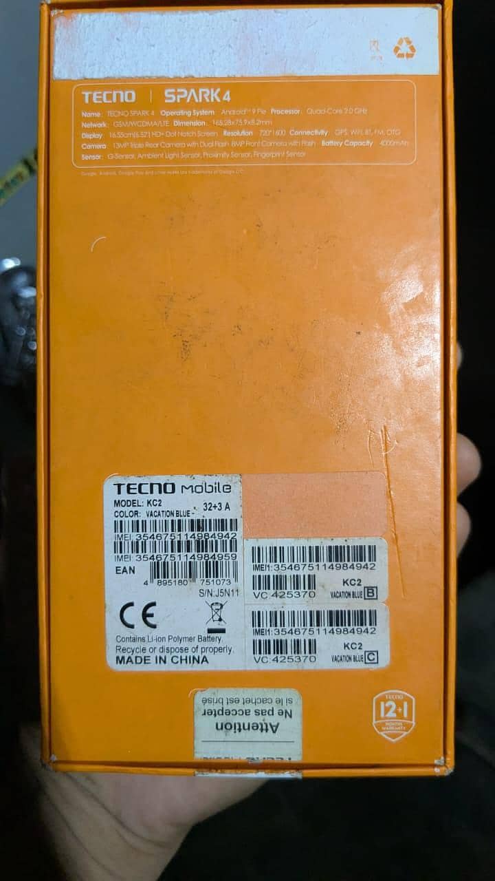 Tecno Spark 4 2