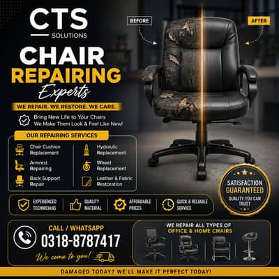 Office chair repairing service | chair repair | Sofa and chair repair