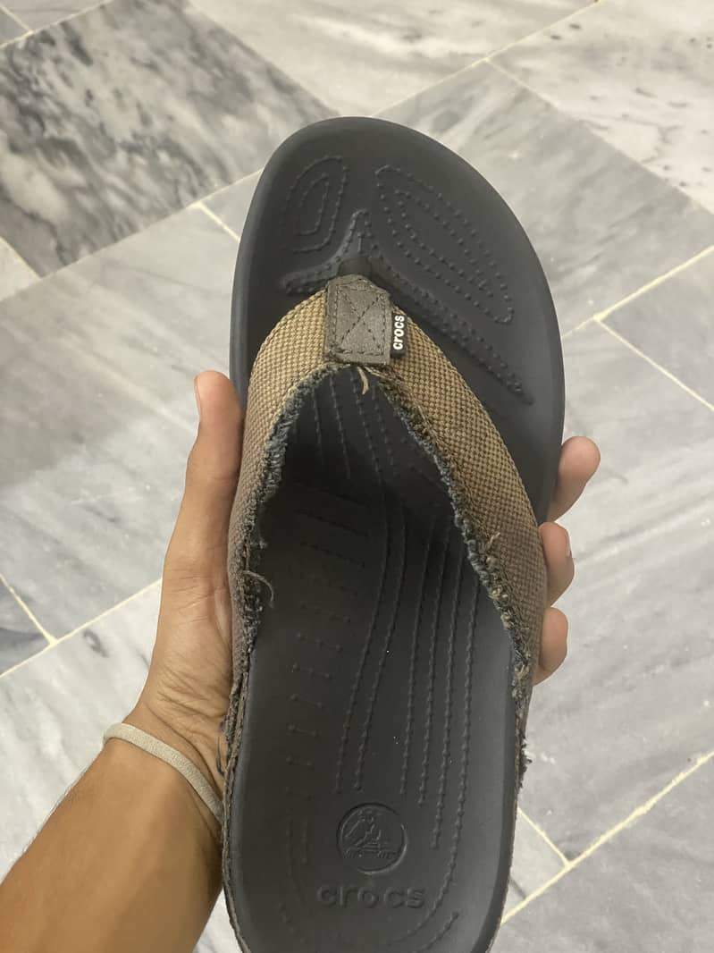 Crocs flip flops 1