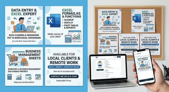 Professional MS Excel & Data Entry Services Available