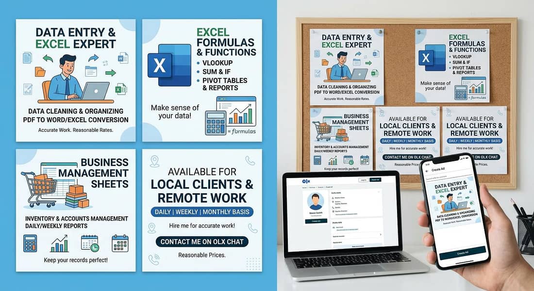 Professional MS Excel & Data Entry Services Available 0