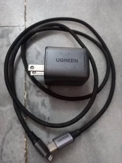 100% original Ugreen 30W iphone fast charger with cable.