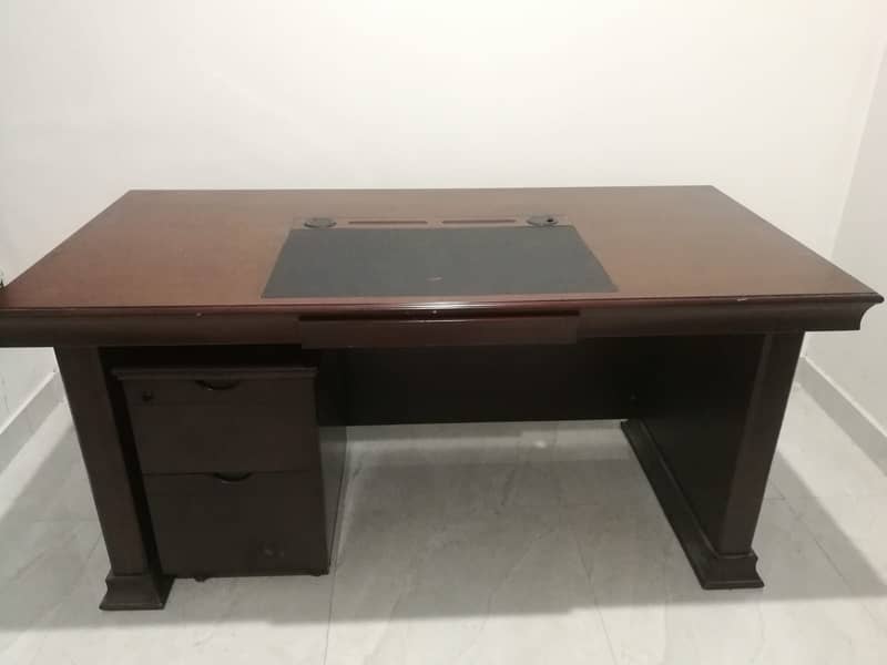Table and filing console 5