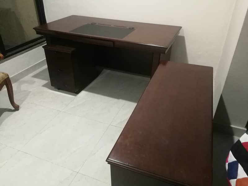 Table and filing console 6