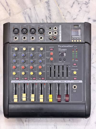 4channel mixer+power amp
