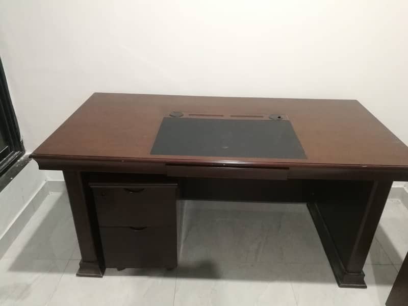 Table and filing console 10