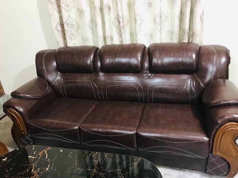 Leather Sofa Set 2