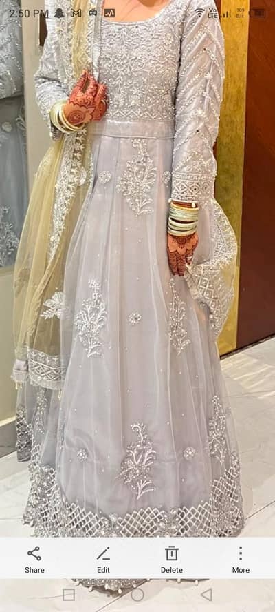 Maxi for Wedding (Lehnga choli Style)