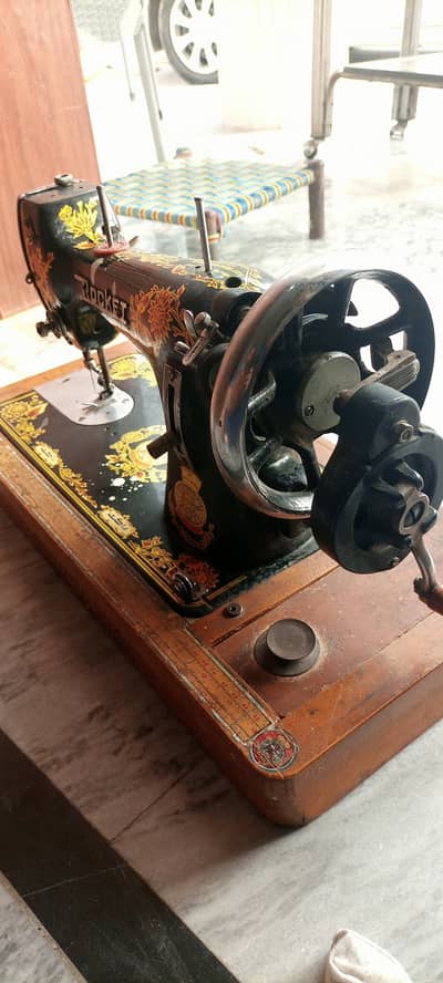 Sewing machine rocket