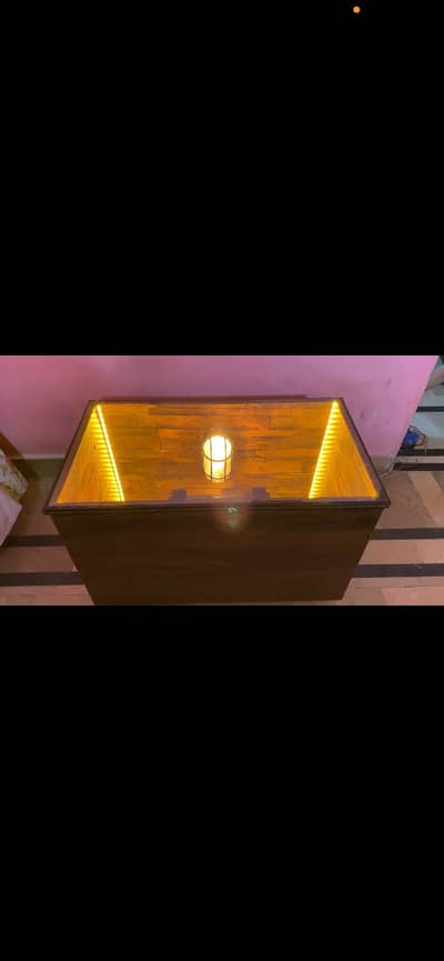 Handmade Infinity LED Table | Premium Wooden Table | Custom Made