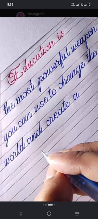 hand writing