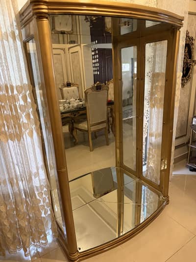 Crockery Wooden Glass Cabinet
