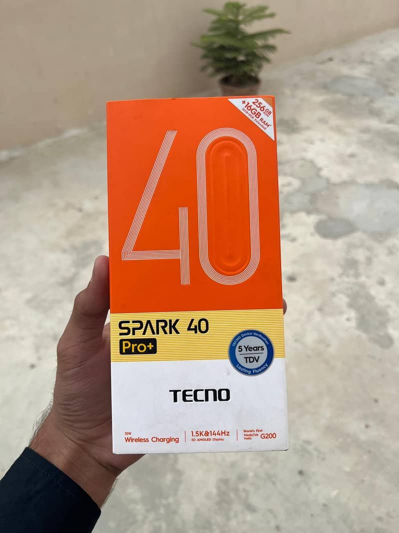 Tecno spark 40pro plus 6