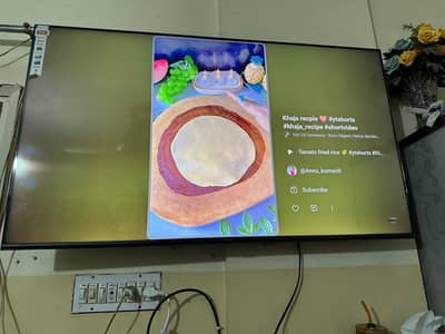 Haier Original 55”inch led 4K warranty available