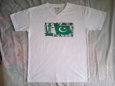14 August 'Azadi' Graphic White T-Shirt