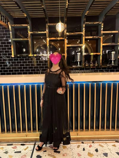 black dress 2pcs