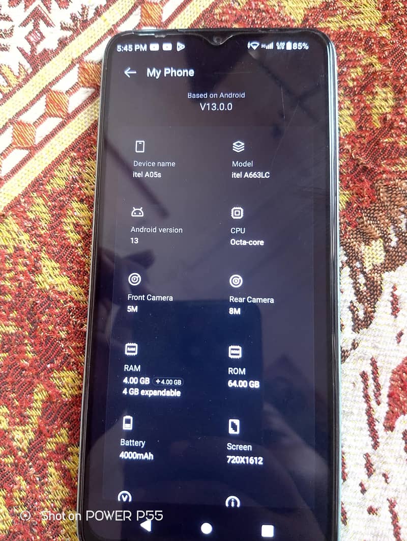 Itel A05s 5
