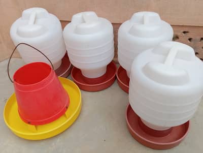 08 liters capacity water bottles & feeder, chicken, birds