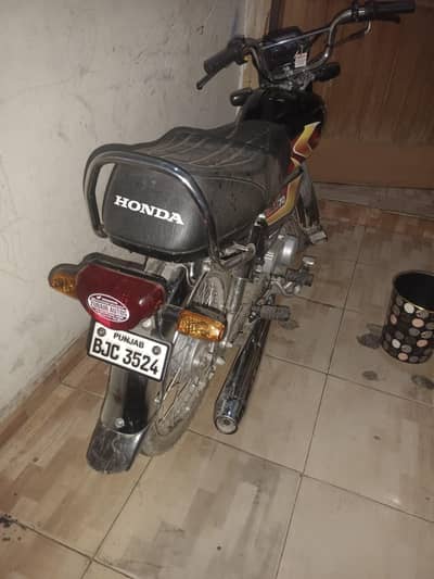 honda cd70 black color