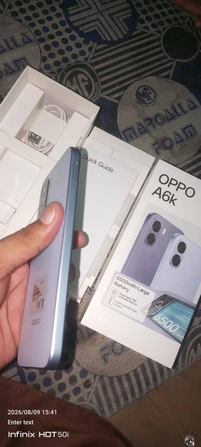 Oppo A6k Only 10 Days Used