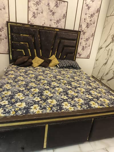 bed dressing and side tables