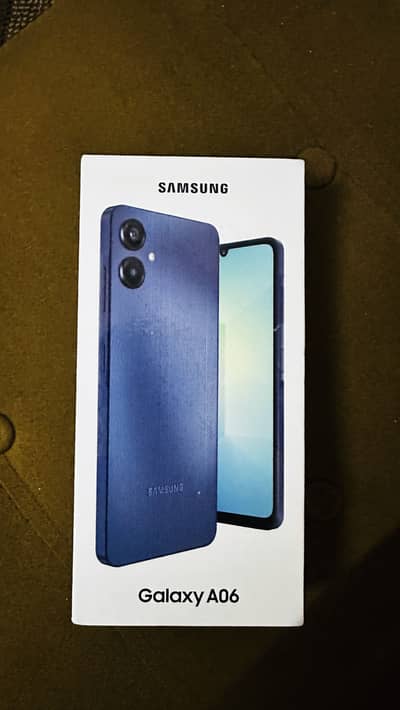Samsung Mobile A06 - New Phone