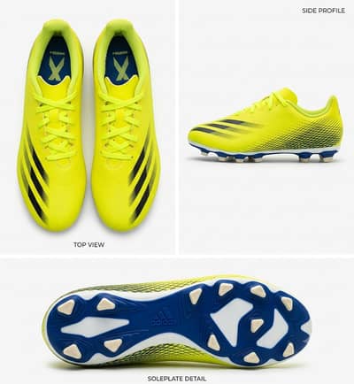 adidas X Ghosted. 4 FxG Football Boots (Solar Yellow) - Great Condition
