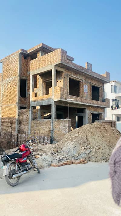 6 MARLA SEMI DEVELOP PLOT FOR SALE ON REASONABLE PRICE