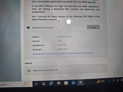 Surface Go 2 8GB 128GB SSD M3 10Th gernation