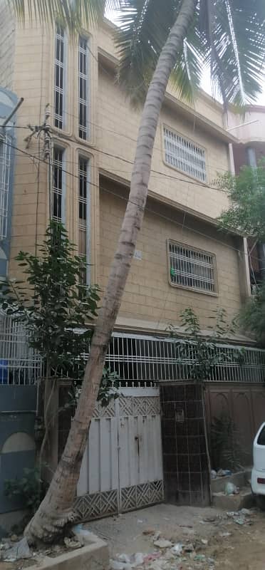 House ground plus 1 +half full marble flooring kda lease north karachi sector 8