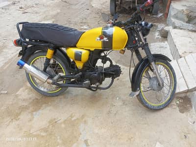 Modified Cafe racer style unique 70cc