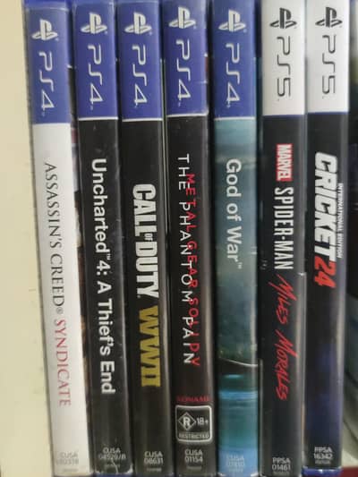 Ps5 or Ps4 games for sale