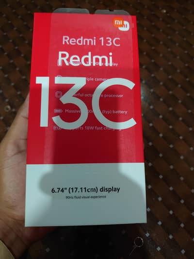 Redmi 13C 6/128GB Official PTA Approved Complete Box
