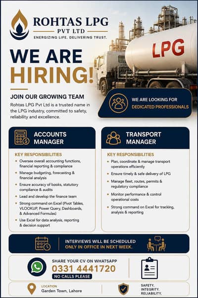 Assistant account and transportation manger