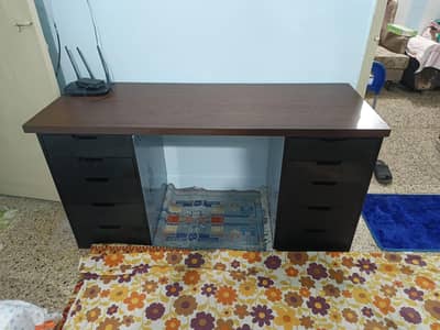 IKEA ALEX STYLE DESK/10 Drawers Walnut finish